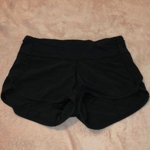 Black Lululemon shorts
